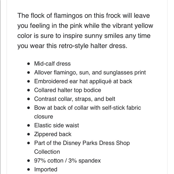 Disney’s The Dress Shop Flock of Flamingos Dress - Picture 10 of 11